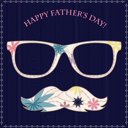 happy fathers day cardのイラスト素材
