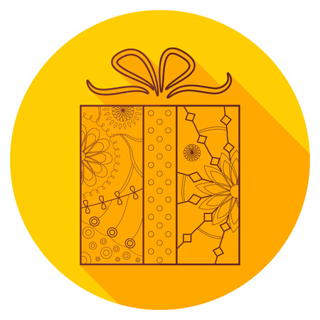 Vector isolated flat icon of presentのイラスト素材