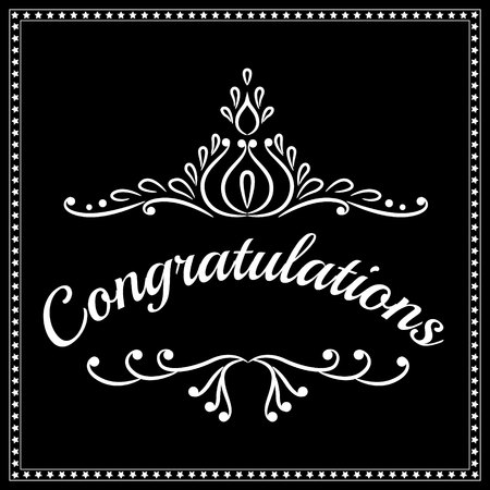Congratulations backgroundのイラスト素材