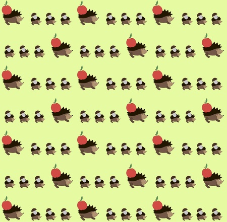 hedgehogのイラスト素材