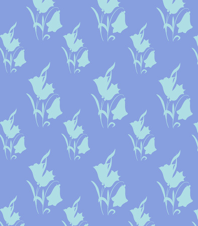 Wall paper of a flower patternのイラスト素材