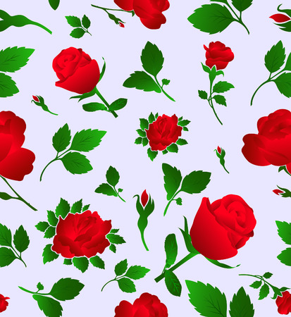 Elegant floral seamless pattern with rose, wallpaperのイラスト素材