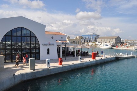 The Limassol Marina in Cyprus.のeditorial素材