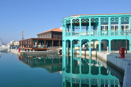The Limassol Marina in Cyprusの写真素材