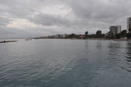 The beautiful Limassol Beach in Cyprus