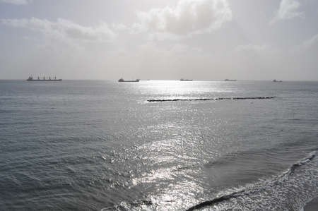 The beautiful Limassol Beach in Cyprus