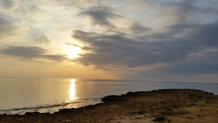 The beautiful Pernera Beach Protaras in Cyprusの写真素材