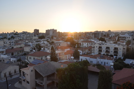 The beautiful Overview City Centre Limassol in Cyprusのeditorial素材