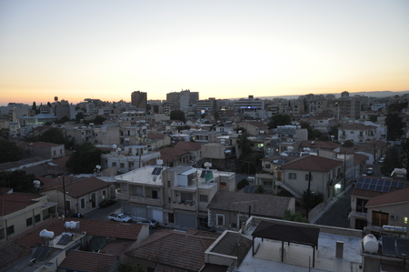 The beautiful Overview City Centre Limassol in Cyprusのeditorial素材