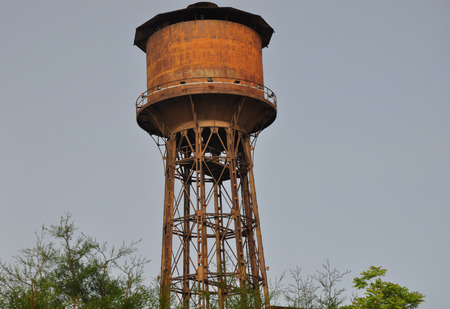 The water tower of Limassol in Cyprusの写真素材