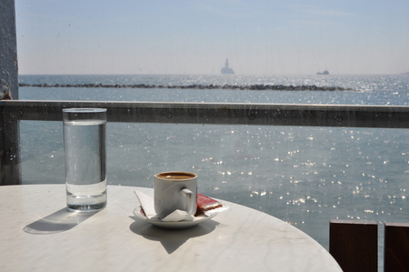 A cup of Traditional Cyprus Coffeeのeditorial素材