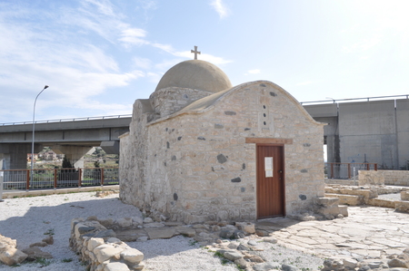 The beautiful Orthodox church of Agia Marina in Cyprusのeditorial素材