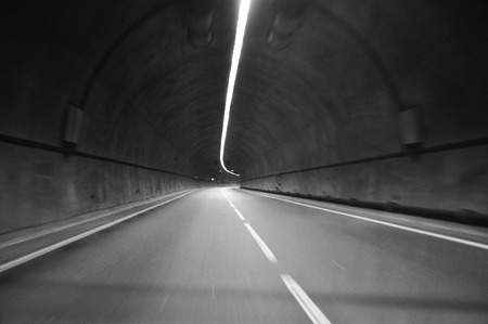 The Tunnel roadの写真素材