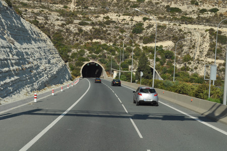 The Tunnel roadの写真素材