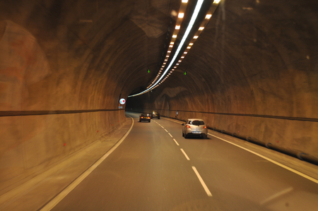 The Tunnel roadの写真素材
