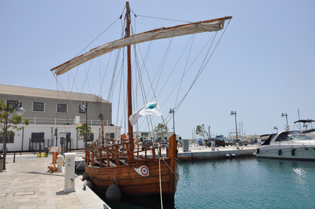 The beautiful Limassol Marina in Cyprusのeditorial素材