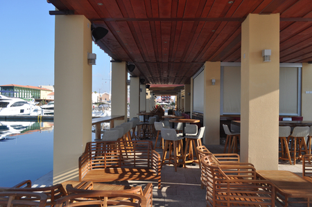 The beautiful Limassol Marina in Cyprusのeditorial素材