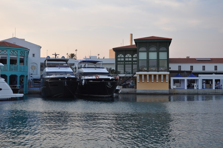 The beautiful Limassol Marina in Cyprusのeditorial素材