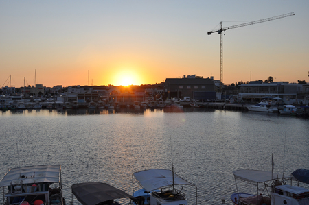 The beautiful Old Port Limassol in Cyprusのeditorial素材