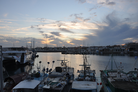 The beautiful Old Port Limassol in Cyprusのeditorial素材