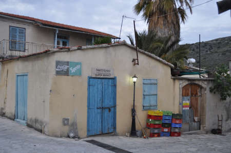The beautiful village of Kalavasos in the province of Larnaca, in Cyprusの写真素材