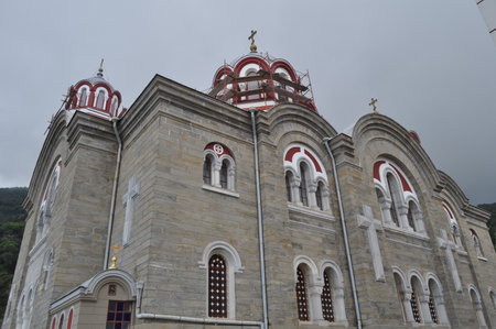 The Monastery of Iviron is a monastery built on Mount Athosのeditorial素材