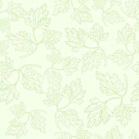 Seamless pattern with  parsleyのイラスト素材