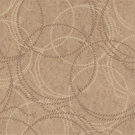 Abstract vector background with marine ropesのイラスト素材