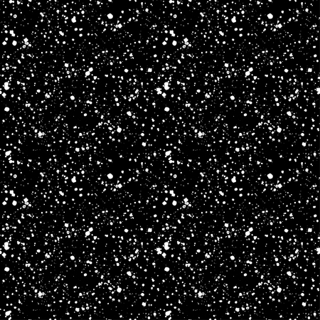 Monochrome art background.White spots on a black background. Vector illustration.のイラスト素材