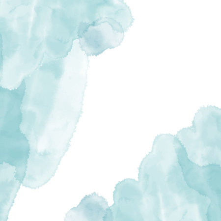 Abstract background with watercolor fragment and place for text. Vector.のイラスト素材