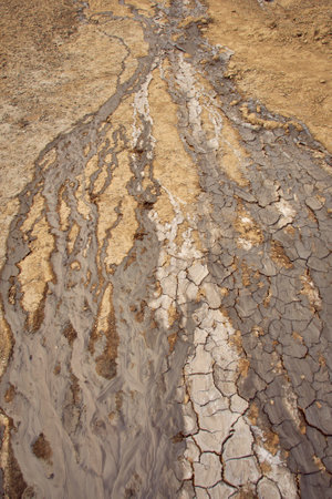 mud volcanoes in the mountains of Romania 1