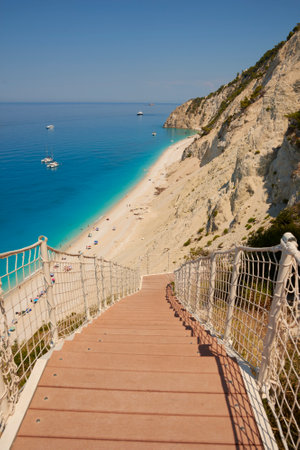 Egremni beach in the island of Lefkada