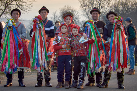 New Year's masks, traditions, carolers and customs in Romania