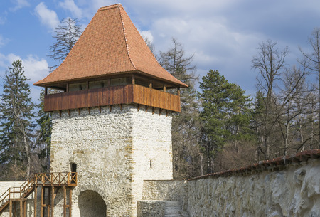 Observation and defense tower of a medieval citadelのeditorial素材