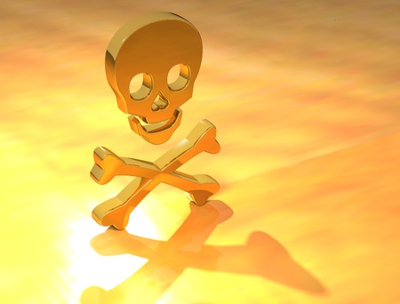 Roger Gold Sign on yellow backgroundの写真素材