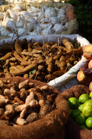 Various vegetables at vegetable market. India の写真素材