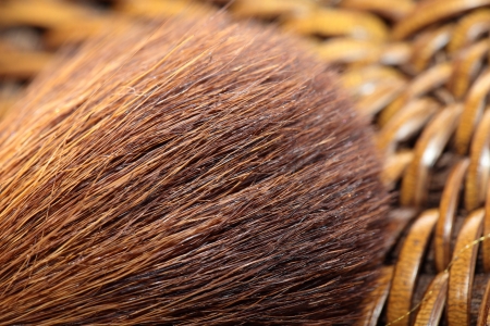Macro of make-up brushの写真素材