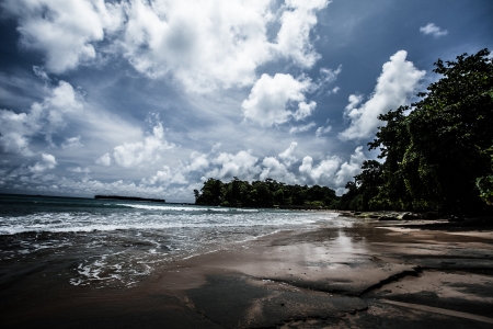 Tropical island of Havelock in Andaman, India. ( HDR image )の写真素材