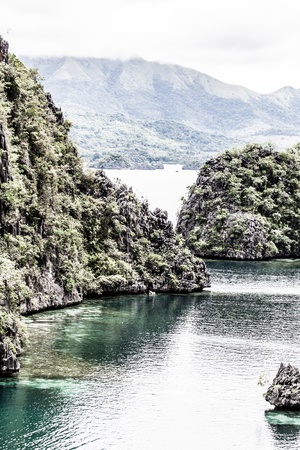 View of the Coron Island, Palawan, Philippines ( HDR image )の写真素材