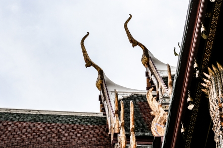 Traditional Thai architecture Grand Palace Bangkok ( HDR image )の写真素材