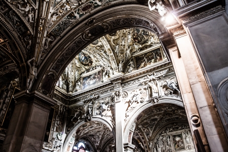 Basilique Santa Maria Maggiore de Bergame, Italy ( HDR image )