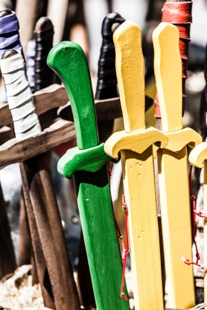 Medieval market in spanish city of Madrid ( HDR image )の写真素材