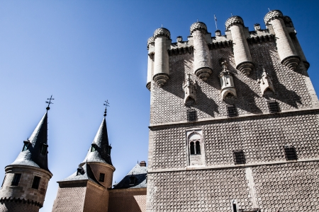 The famous Alcazar of Segovia, Castilla y Leon, Spain ( HDR image )のeditorial素材