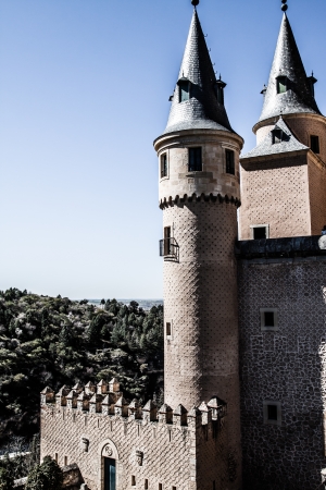 The famous Alcazar of Segovia, Castilla y Leon, Spain ( HDR image )のeditorial素材