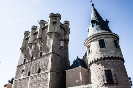 The famous Alcazar of Segovia, Castilla y Leon, Spain ( HDR image )のeditorial素材