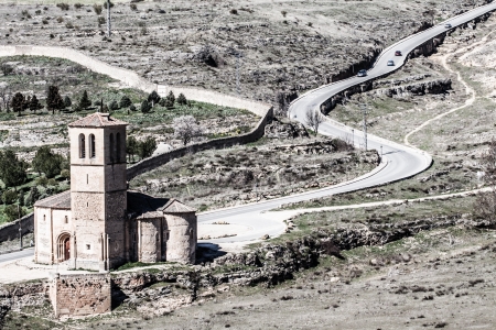 The famous Alcazar of Segovia, Castilla y Leon, Spain ( HDR image )の写真素材