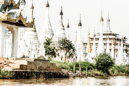 Typical landscape in Myanmarの写真素材