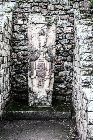 Temples in the Copan Ruinas, Hondurasの写真素材