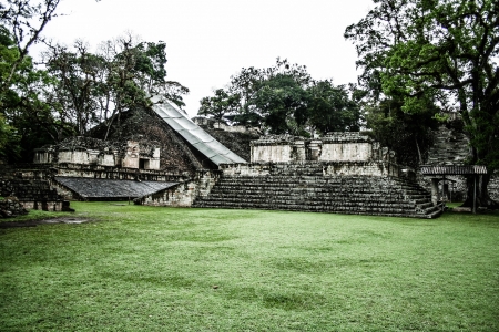 Temples in the Copan Ruinas, Honduras