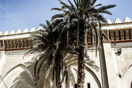 Morocco. Marrakech. Koutoubia Mosque ( HDR image ) の写真素材